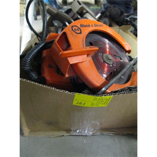 2 BLACK & DECKER CIRCULAR SAWS & BLADES