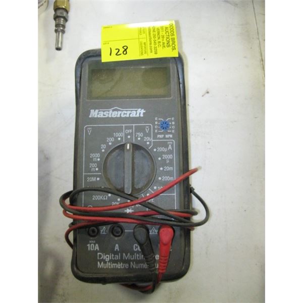 MASTERCRAFT DIGITAL MULTI METER