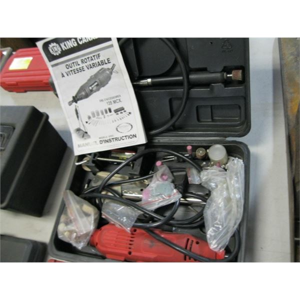 KING CANADA VARIABLE SPEED ROTARY TOOL KIT