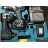 Image 2 : MAKITA 18V LITHIUM CORDLESS TOOL SET WITH 3 BATTERIES, CHARGER, IMPACT & DRILL