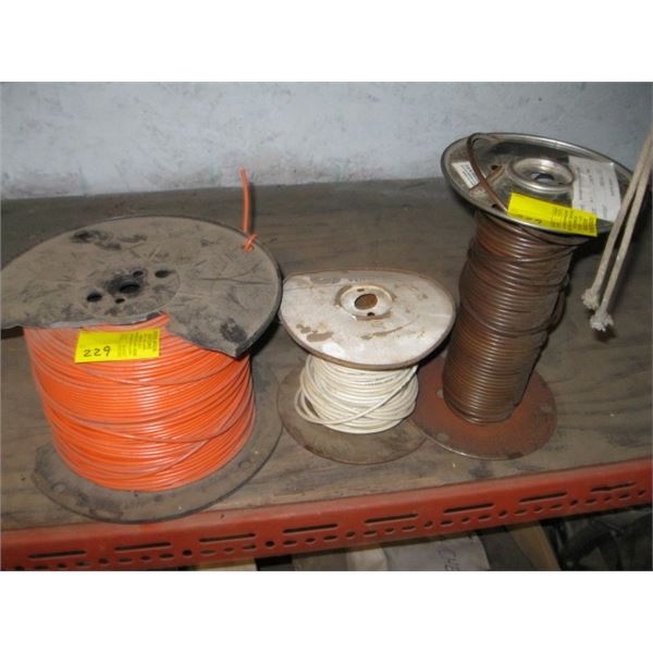 3 ROLLS OF WIRE