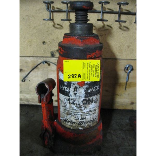 12 TON HYDRAULIC BOTTLE JACK