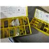 Image 2 : METAL 3 DRAWER SLIDING PARTS DRAWER WITH ASST. SPRINGS, ETC., & 2 BLEEDER SCREW CASES
