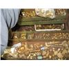 Image 3 : FOLDOUT TOOL BOX WITH ASST. BRASS FITTINGS & BOX OF MISC. ASST. FITTINGS