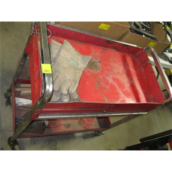 SINGLE DRAWER MECHANIC'S CART ON CASTORS