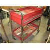 Image 2 : SINGLE DRAWER MECHANIC'S CART ON CASTORS