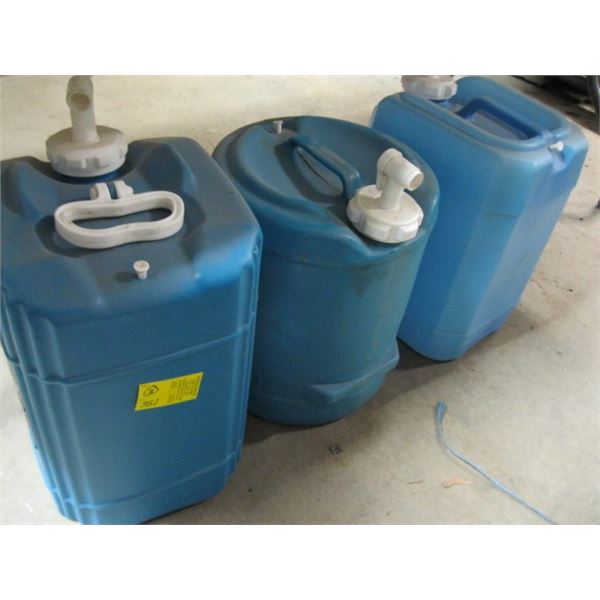 3 WATER CONTAINERS