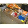 Image 1 : TOTE BOX WITH ASST. CONTENTS, FITTINGS, HOSE CLAMPS, ETC.