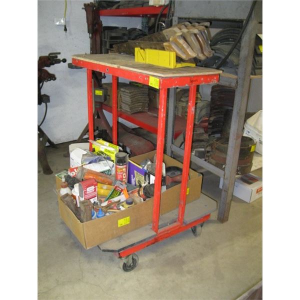 2 TIER CART ON CASTORS