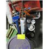 Image 2 : LG. LOT OF ASST. PAINTS, CAULKING GUNS, ETC.