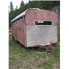 Image 5 : TANDEM AXLE 18' TRAILER WITH TARPED TOP, PLYWOOD SIDES, MORE A STORAGE TRAILER