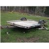 Image 1 : SMALL 1975 SINGLE AXLE UTILITY TRAILER WITH TILTING DECK bc reg,