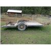 Image 4 : SMALL 1975 SINGLE AXLE UTILITY TRAILER WITH TILTING DECK bc reg,