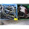 Image 1 : 2 BINS OF ASST. HORSE TACK, ROPE, ETC.