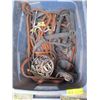 Image 1 : BIN OF ASST. HORSE TACK, BUCKLES, HALTERS, BITS, ETC.