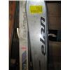 Image 2 : 2 PAIR OF DOWNHILL SKIS & 1 PAIR OF CROSS COUNTRY SKIS & POLES