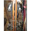 Image 4 : 2 PAIR OF DOWNHILL SKIS & 1 PAIR OF CROSS COUNTRY SKIS & POLES