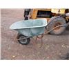 Image 1 : 2 PLASTIC WHEELBARROWS, 1 WITH FLAT TIRE