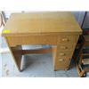Image 1 : WOODEN SEWING MACHINE CABINET