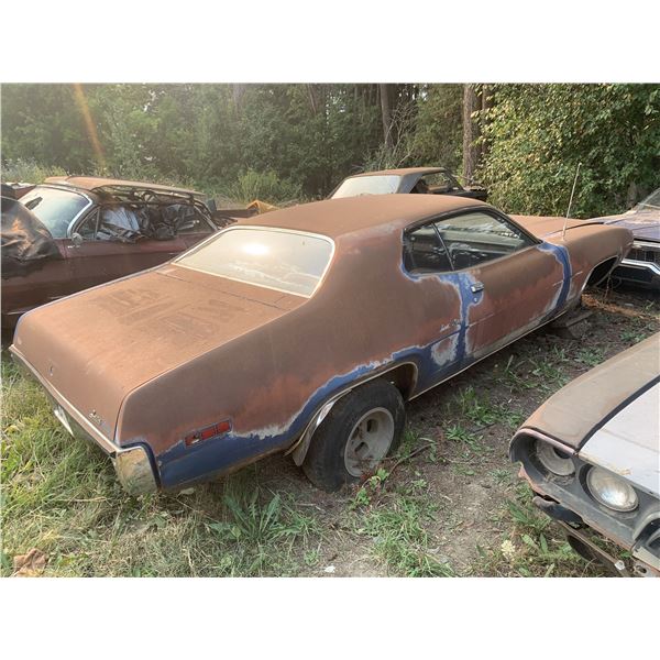 1971 Plymouth Satellite Sebring - has rust on front frame rail, fairly solid