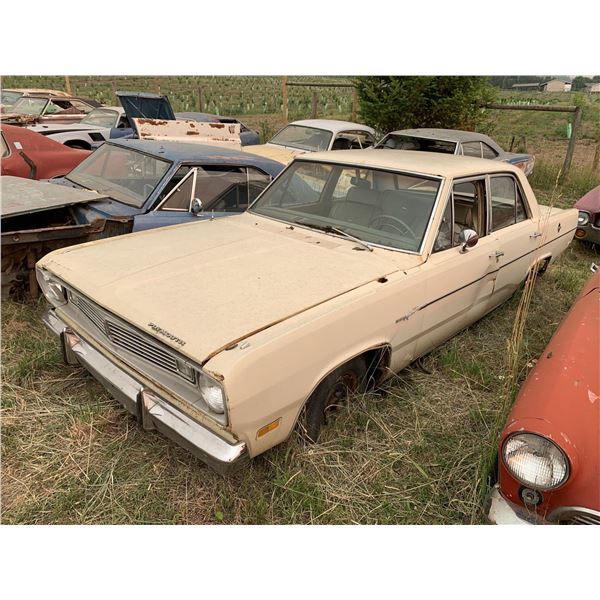 1969 Plymouth Valiant - 4 dr, 273 auto, good parts