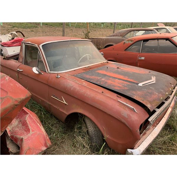 1962 Ford Ranchero Wagon conversion - may run, usual rust