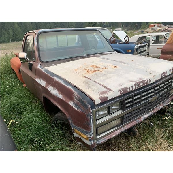 1973 Chevy - shortbox, stepside, has newer front clip