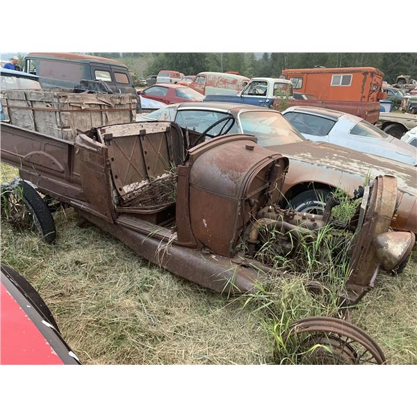 1930(?) Ford Roadster - pickup, yard art?