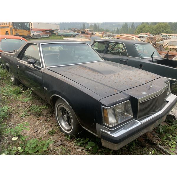 1981 Chevy El Camino - buick fornt clip, solid car