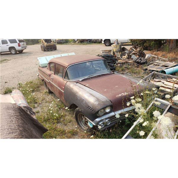 1958 Chevy Delray - 2dr post, rough but restorable