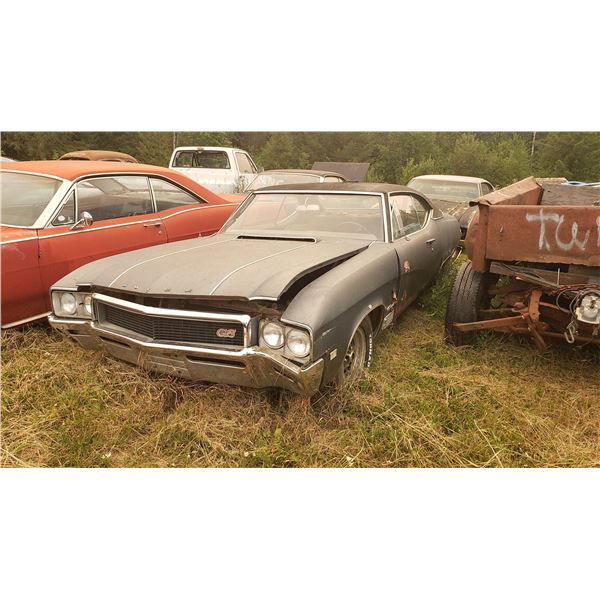 1968 Buick GS = 400 auto, buckets, console, 4 barrel, rough shape
