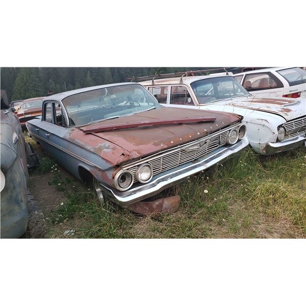 1961 Chevy Belair - 4dr good body, minimal rust