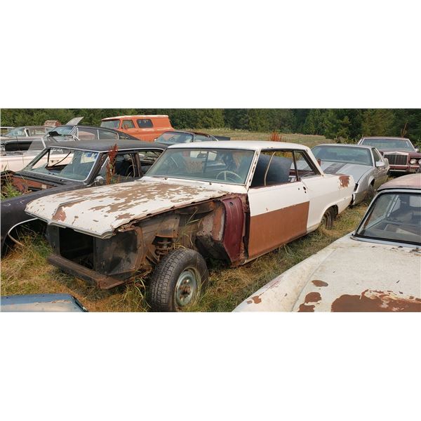 1965 Pontiac Acadian - 2dr hardtop, shell, good shape