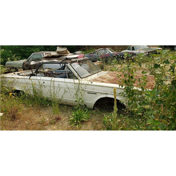Plymouth Valiant Convertible - good for parts, rusty