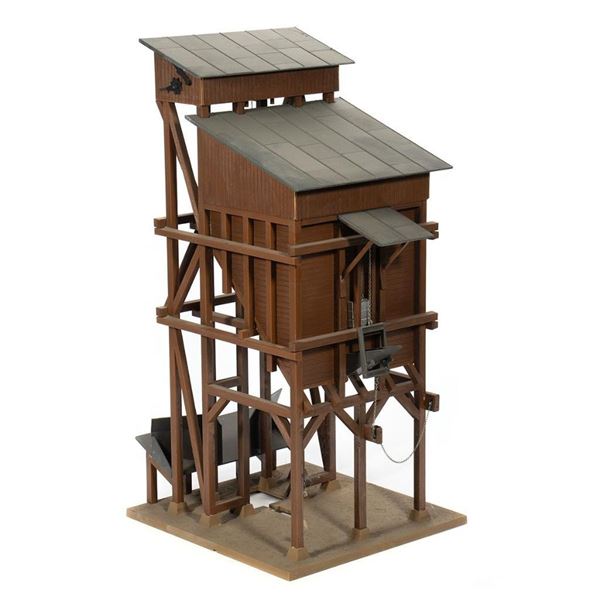 Polaused and dusty Coal Tipple