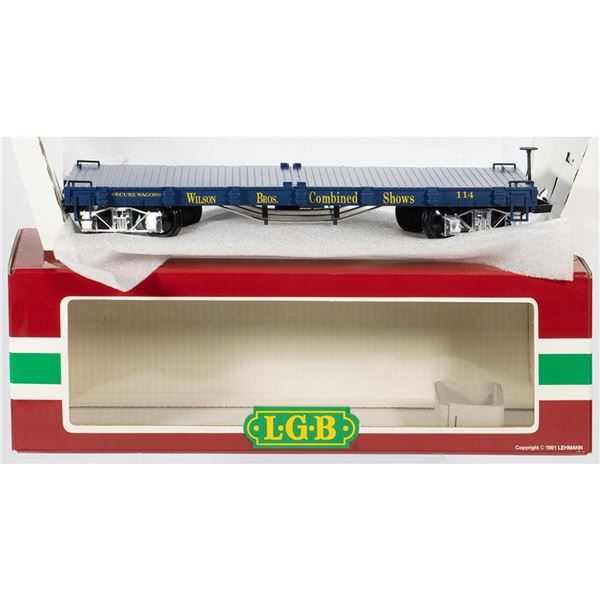 Wilson Brothers Circus Limited Edition Black Flat Car Serial Number 1941