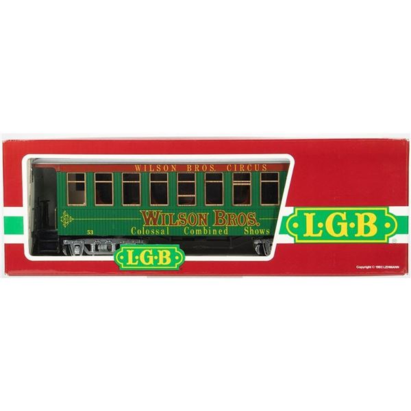Wilson Brothers Circus Green Performers' Car Limited Edition Serial Number 1941