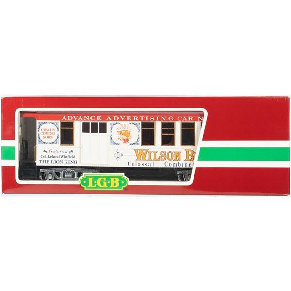 Wilson Brothers Circus White/Red Combine Advertising Car Limited Edition Serial Number 1941