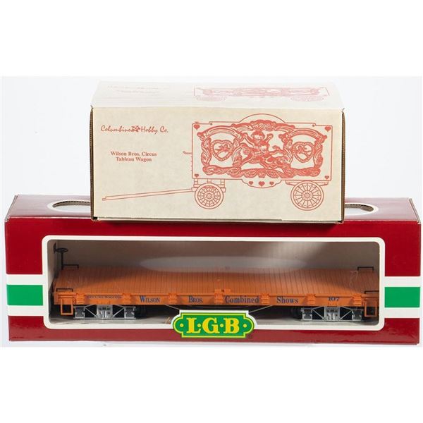 Wilson Brothers Circus Orange Flat Tableau Wagon Car Limited Edition Serial Number 1941