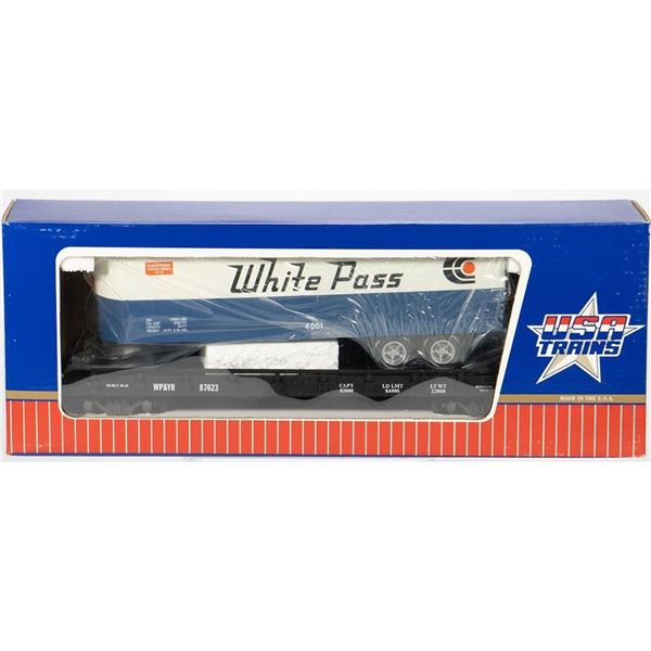 White Pass Piggy Back Flat Car