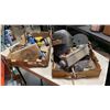 Image 1 : 2 AIR NAILERS, GRINDING DISCS, ROUTER AND SHOP SUPPLIES