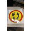 Image 2 : 3 PACKS OF NEW 15" DIAMETER SOCIAL DISTANCING FLOOR STICKERS