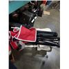 Image 1 : MAGAZINE RACK AND 2 FOLDING CAMP CHAIRS