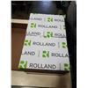 Image 2 : BOX OF ROLLAND BLUE WHITE 60LB PAPER 8 1/2 X 11 INCH