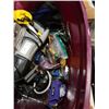 Image 2 : TOTE OF HAMMERS, HAND TOOLS AND RECIPROCATING SAW
