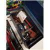 Image 2 : BLUE METAL TOOLBOX FULL OF WRENCHES