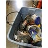 Image 2 : TOTE OF CAR PARTS, EMBLEMS AND ANTENNA