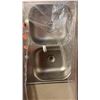 Image 2 : 6 FOOT X 2 FOOT COUNTER TOP WITH DOUBLE SINK