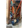Image 1 : BUNDLE OF RAKES, SHOVEL, SNOW SHOVEL