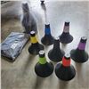 Image 1 : 2 NEW 7 PC COLOR CODED PILON SETS AND MESH BALL BAGS BACKPACK